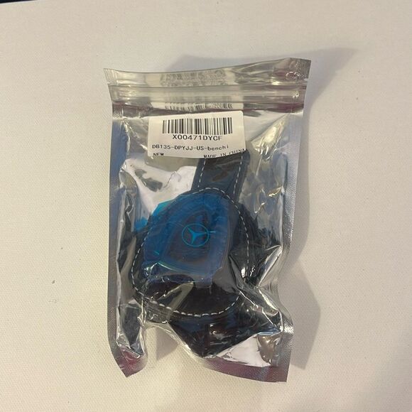 Mercedes Benz Sunglass Holder for Car with Logo Black PU Leather NWT - Picture 12 of 12